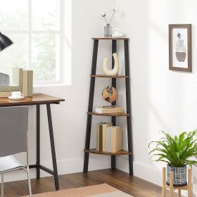 Narrow 3-Shelf Corner Shelving Unit