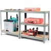 Gray Heavy Duty 60 inch Adjustable 5-Shelf Metal Storage Rack