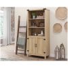 Farmhouse Storage Cabinet with 3 Adjustable Shelves
