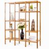 Eco-Friendly Bamboo 4-Shelf Storage Rack