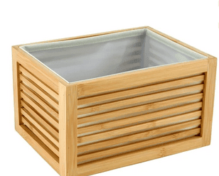 Better Homes & Gardens Bamboo Slatted Basket Organizer