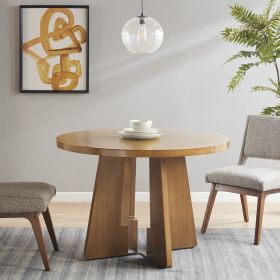 Kennedy Pecan Wood 44" Round Dining Table
