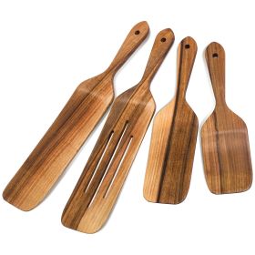 Walnut 4 Pcs. Wood Kitchen Spatula Set