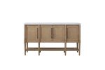 Cement Topped Server with Cane insets