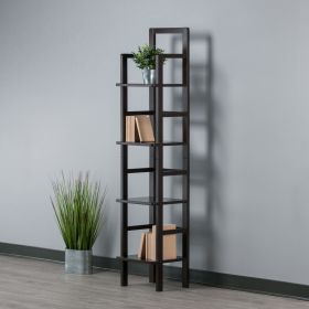 Aiden Narrow Baker's Rack; Coffee Finish