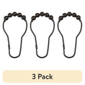 Bronze Shower Curtain Hooks, 12Piece/Set
