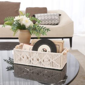 1pc Handwoven Storage Boho Baskets