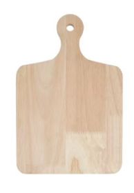 On the Surface Wood Decorative Square Tray, Customizable Serving Tray with Handle
