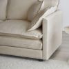 Comfortable Deep Seat Reversible Modular 6 Seater Sectional Super Soft Sofa U Shaped Sectional Couch with 3 Ottomans