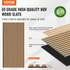 Wood Slat Acoustic Panels, 23.6 x 47.2 inch, MDF Accent Wooden Wall Panels for Modern Interior Wall Decor