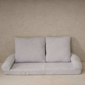 Convertible Fold-Out Single Sofa Bed,the Left Part Of The Complete Product. (Option: White)