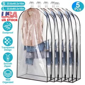 5-piece Set Of Hanging Clothes In A Bag  Dustproof And Waterproof (Option: Style1)