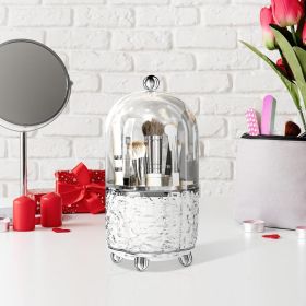 Large Capacity Bathroom Vanity Makeup Brush Storage Rack Organizer (Option: 1Pc)