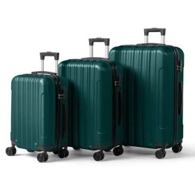 Three-in-one Textured Frosted Case Shell, Non-TSA Customs Lock, 28-inch Detachable Wheels, ABS Trolley Case, 20in, 24in, 28in, ABS, All-color Dar (Option: defaulttitle)