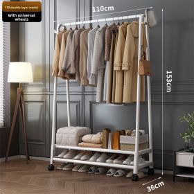 U-shaped Clothes Drying Pole---Only Self Pickup (Option: White-Double layer)