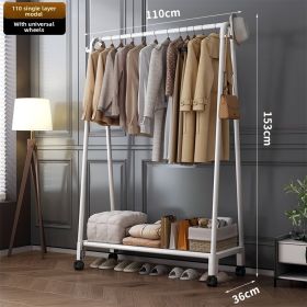 U-shaped Clothes Drying Pole---Only Self Pickup (Option: White-Single layer)