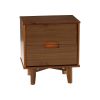 FarmHouse 2 Drawer Solid Wood Nightstand