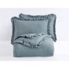 Ruffled Edge Microfiber Comforter Set