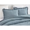 Ruffled Edge Microfiber Comforter Set