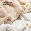 Heated Electric Sherpa Throw Blanket
