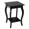Stylish Nightstand/End Table in Wood Finish - Set of 2