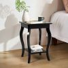 Stylish Nightstand/End Table in Wood Finish - Set of 2