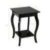 Stylish Nightstand/End Table in Wood Finish - Set of 2