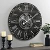 Industrial FarmHouseRound Oversized Wall Clock