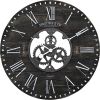 Industrial FarmHouseRound Oversized Wall Clock