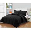 Reversible Microfiber Down Alternative Comforter Set
