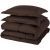 Reversible Microfiber Down Alternative Comforter Set