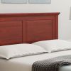 Traditional Solid Oak Wooden Platform Bed Frame with Headboard