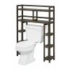 Solid Wood Over the Toilet Bathroom Storage Unit