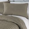 Modern Brick Stitch Microfiber Reversible 3 Piece Comforter Set