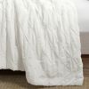 Soft Pleated Cotton 3 Piece Comforter Set
