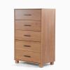 Modern Farmhouse Solid Wood 5 Drawer Bedroom Chest