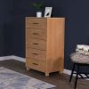 Modern Farmhouse Solid Wood 5 Drawer Bedroom Chest
