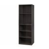 71-inch Tall 5-Shelf Bookcase Wood Finish