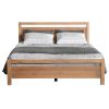 Farmhouse Solid Wood Platform Bed Frame with Headboard Footboard
