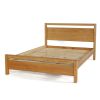 Farmhouse Solid Wood Platform Bed Frame with Headboard Footboard