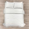 White Diamond Jacquard 3 PCS Comforter Set