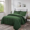 Microfiber Reversible Comforter Set
