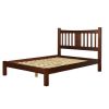 Farmhouse Style Solid Wood Platform Bed Frame with Headboard