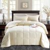 Traditional Microfiber Reversible 3 Piece Comforter Set