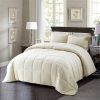 Traditional Microfiber Reversible 3 Piece Comforter Set