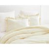 Ruffled Edge Microfiber Comforter Set