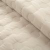 Lightweight Beige Textured Cotton 3 Piece Quilt Set