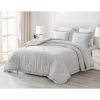 Ruffled Edge Microfiber Comforter Set