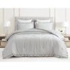 Ruffled Edge Microfiber Comforter Set