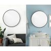 36 Inch Round Bathroom Vanity Wall Mirror Frame